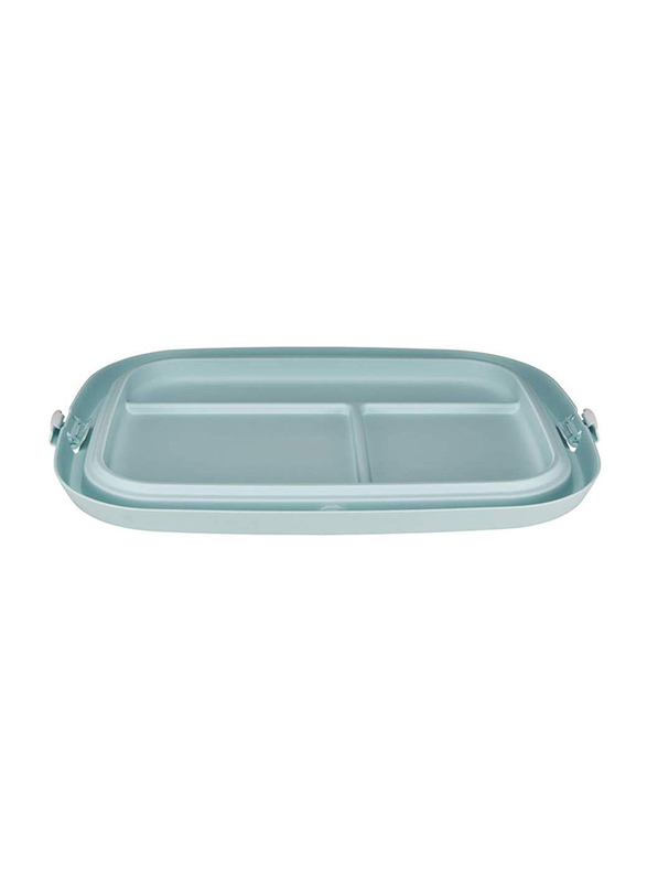 Keeeper Paolo Part Buttler w/ Regular Tray & Muffin Tray, Blue/White