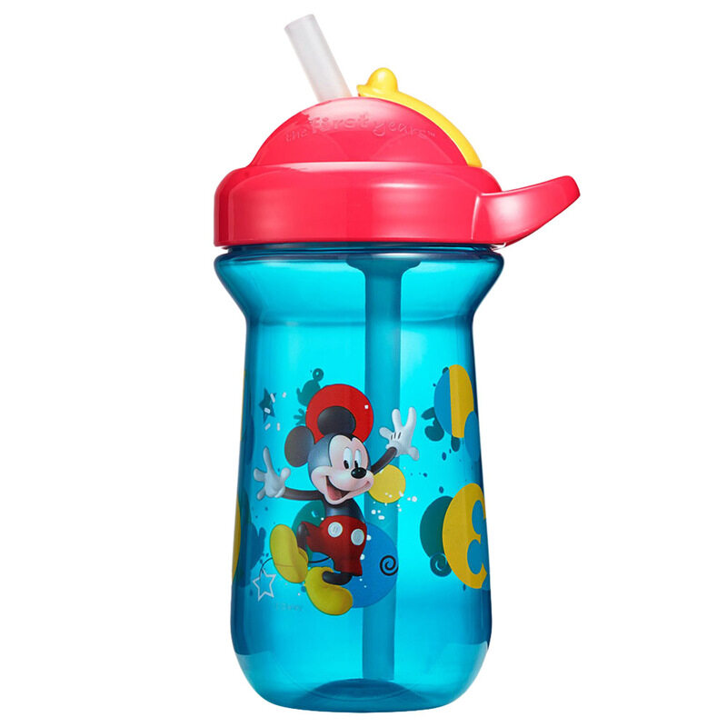

The First Years Mickey Flip Top Straw Cup, Multicolour