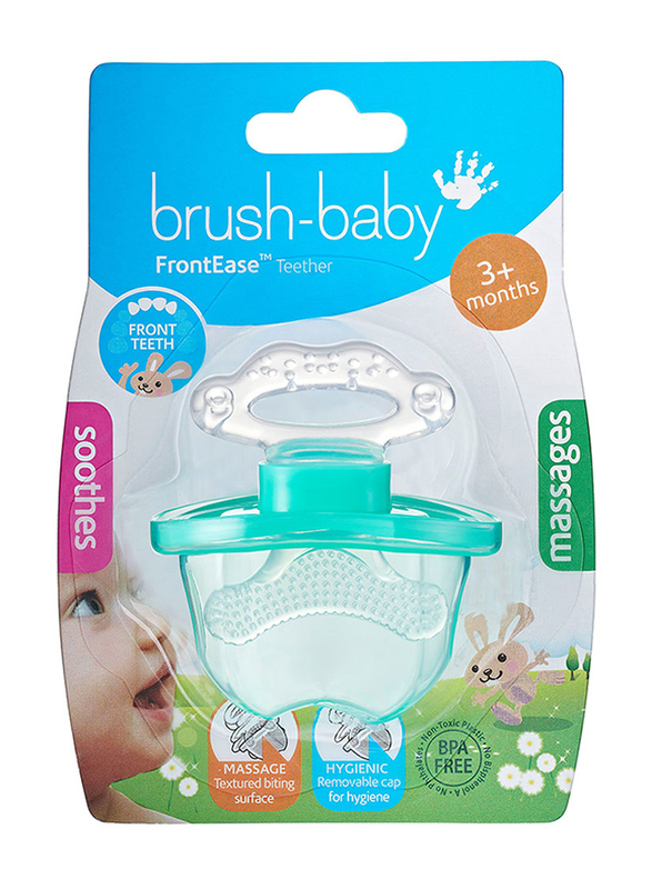 Brush Baby Front Ease Teether, Teal