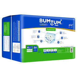 Bumtum Baby Super Jumbo Pants Style Diaper, XL, 26 Count