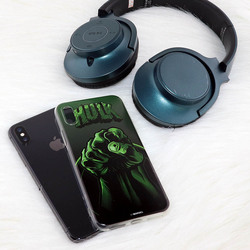 Marvel Apple iPhone X Hulk Printed Mobile Phone Case Cover, Green