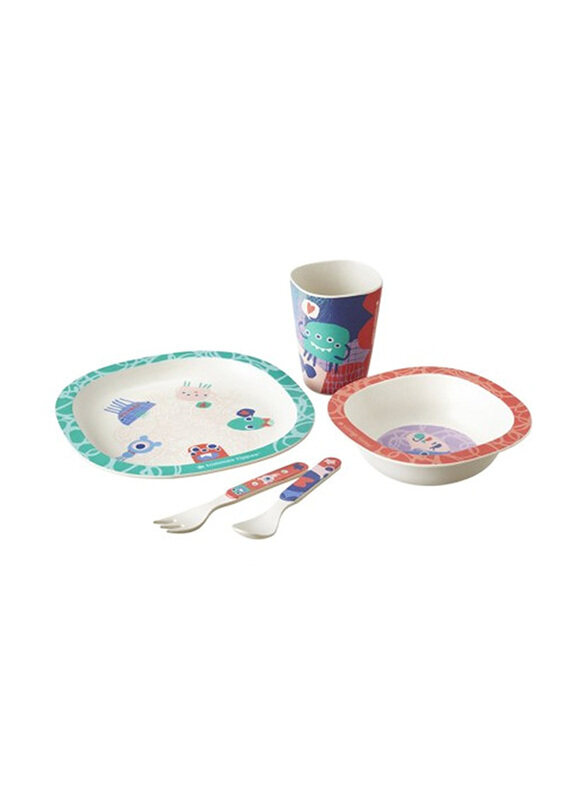 

Tommee Tippee Bamboo Dinner Set, 5 Pieces, Multicolour