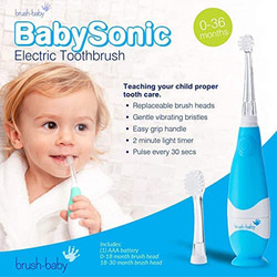Brush Baby Babysonic Electric Toothbrush, Blue