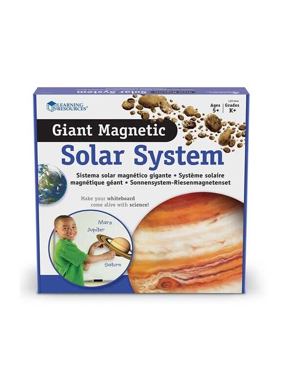 

Learning Resources Giant Magnetic Solar System 13Pcs, Ages 5+