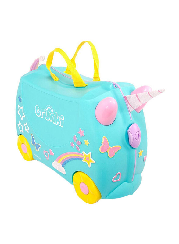 

Trunki Una the Unicorn Ride On Suitcase, Blue