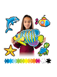 Tomy - Fat Brain Toys 1500-Piece Jixelz Up In the Air Ml Puzzle