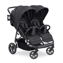 Hauck Uptown Duo Twin Baby Stroller, Black