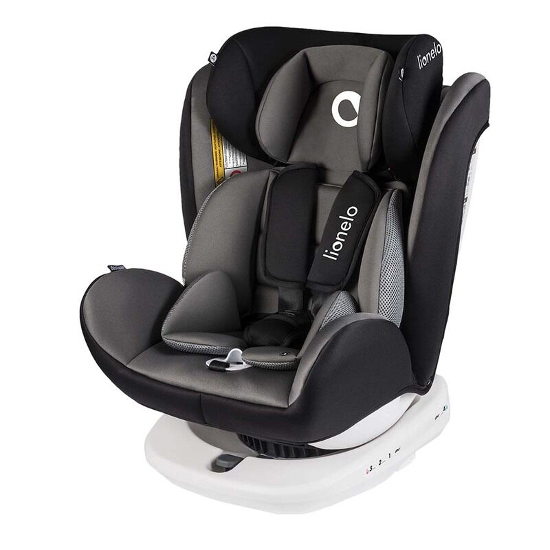 

Lionelo Bastiaan 360 Baby Car Seat, Grey/White