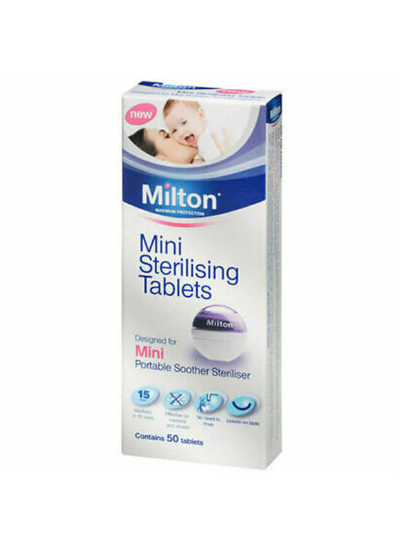 

Milton 50 Tablets Mini Sterilising Tablets for Baby