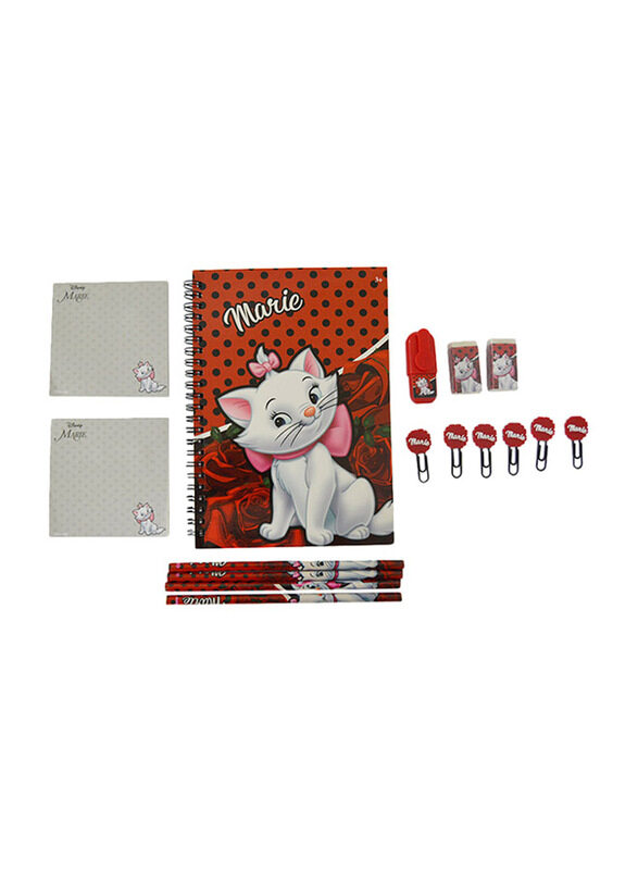 

Disney 16-Piece Marie Stationery Set, Red