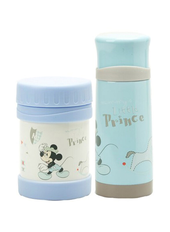 

Disney Smash Mickey Bullet Flask and Food Jar, Blue