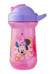 The First Years Minnie Flip Top Straw Cup, Pink