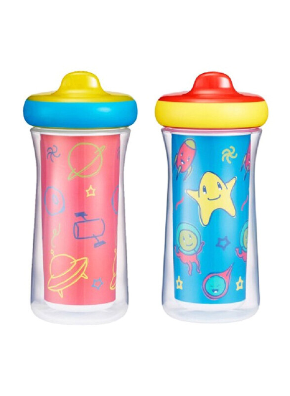 

The First Years Insulated Sippy Cup, 2 x 266ml, Multicolour