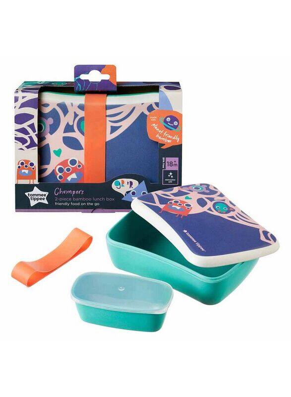 

Tommee Tippee Kids Bamboo Lunch Box, Blue/Green