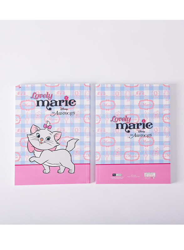 

Disney Marie Lovely Marrie Arabic Notebook, A5 Size, Pink