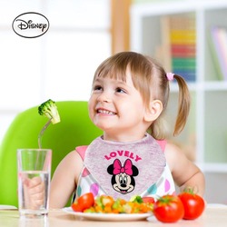 Disney Minnie Mouse Bandana Baby Bibs, 3 Piece, Multicolour