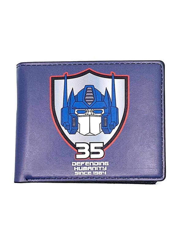 Hasbro Transformers Bi-Fold Wallet for Boys, Blue