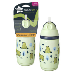 Tommee Tippee Superstar Insulated Straw Cup, 266ml, Green