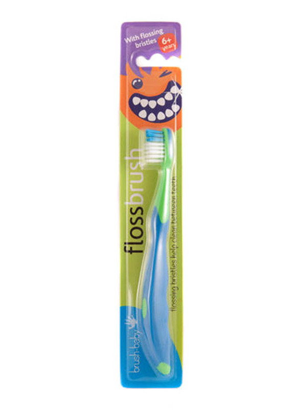 Brush Baby 1 Piece Soft Rabbit Floss Toothbrushes for Children