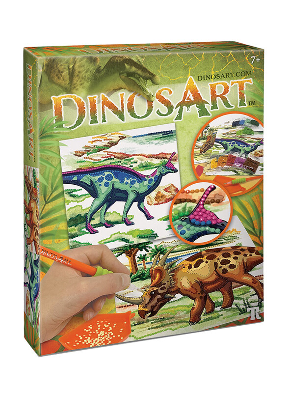 

DinosArt Dazzle by Number Creative Book, Multicolour