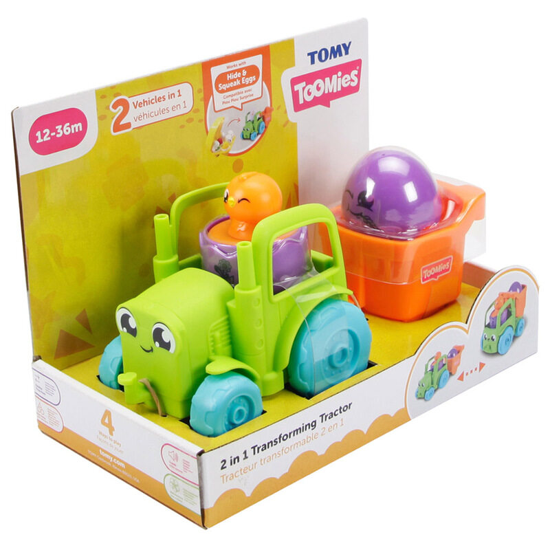 

Tomy Toomies 2-in-1 Transforming Tractor, Ages 1+
