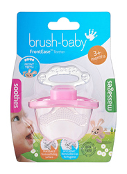 Brush Baby Front Ease Teether, Pink