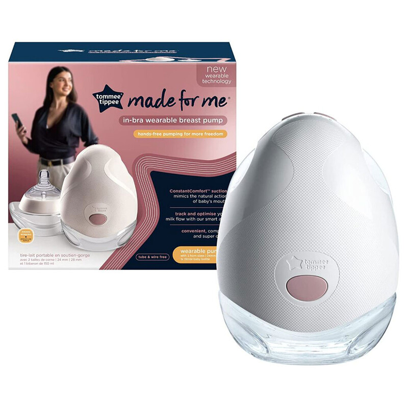 

Tommee Tippee Single Wearable Electric Breast Pump Bundle, White