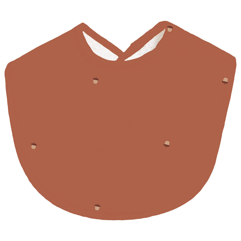 

Gloop Organic Bib, 2 Pieces, Brown