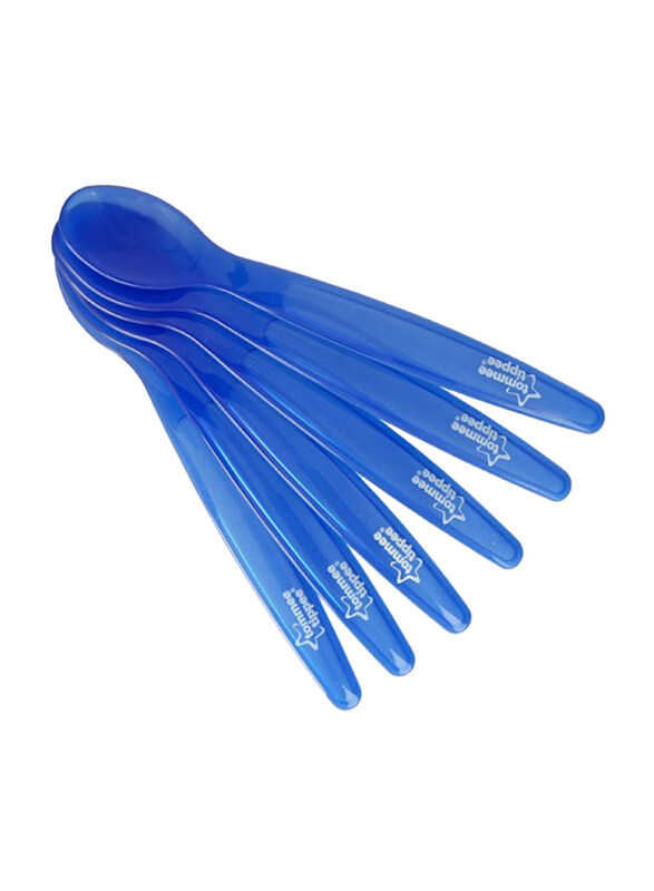 

Tommee Tippee Essentials Basic Feeding Spoons, Pack of 6, Blue