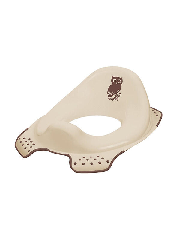 

Keeeper Toilet Seat with Anti-Slip Function, Beige