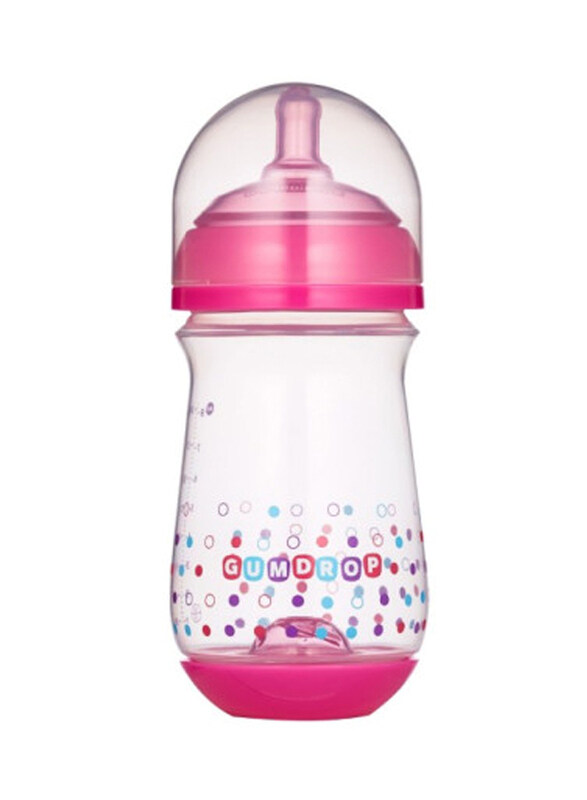 

The First Years Gum-Drop Wide Neck Bottle for Ages 3 Months, 8Oz, Pink