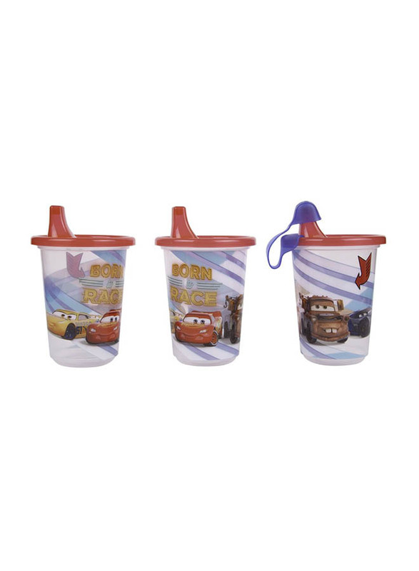 The First Years Cars Take & Toss 10oz Sippy Cup Pack of 3, Multicolour