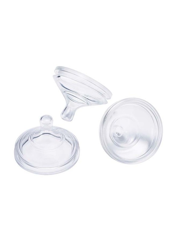 Boon Nursh Nipples Fast 6m+ Pack of 3, Clear