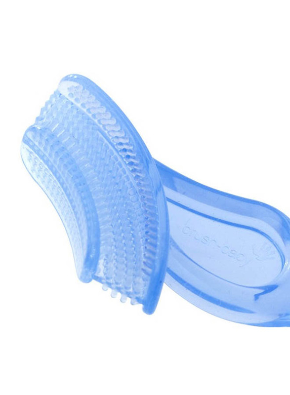 Brush Baby Soft Teether Brush For Babies & Toddlers, Blue