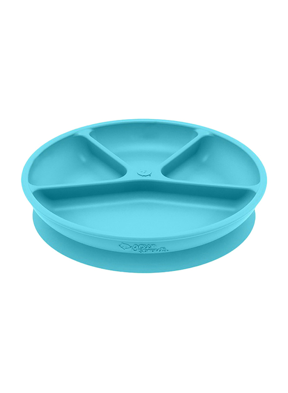 

Green Sprouts Learning Plate, Aqua