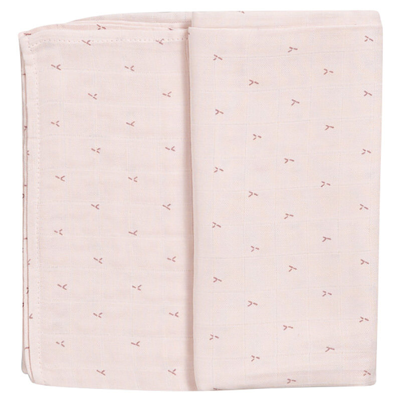 

Gloop Organic Muslin Swaddle, 0-6 Months, Blush Rose