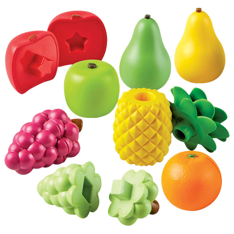 

Learning Resources Snap-N-Learn Fruit Shapers Set, 16 Pieces 2+ Years