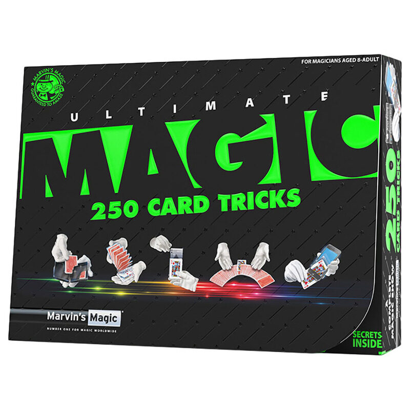 

Marvin's Magic Ultimate Magic 250 Card Tricks, 250 Pieces, Ages 8+