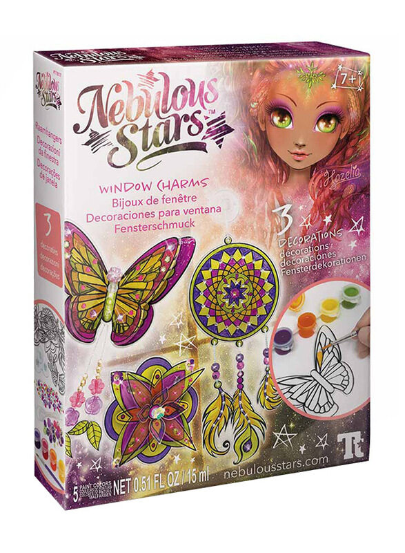 

Nebulous Stars Window Charms, Ages 7+