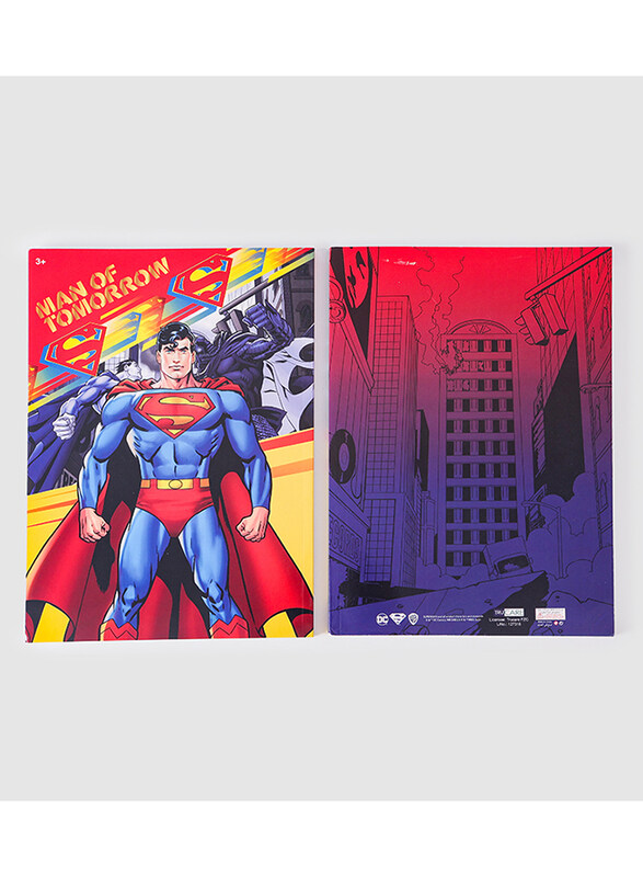

Disney Warner Bros. Superman Man of Tomorrow English Notebook, A4 Size, Blue