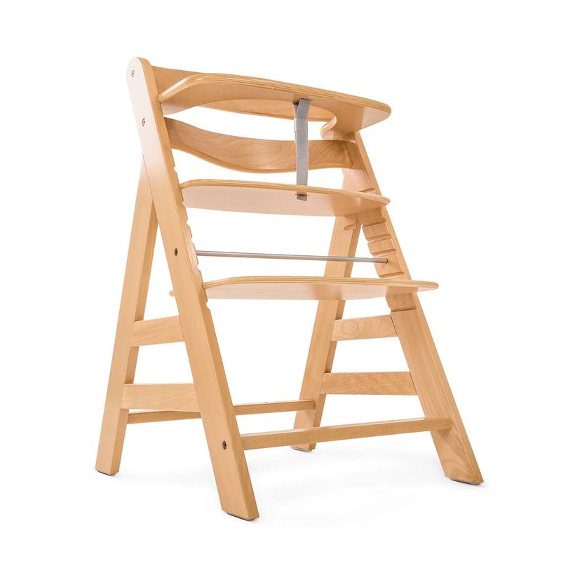 Hauck Alpha+ Grow-Along Wooden High Chair, Natural