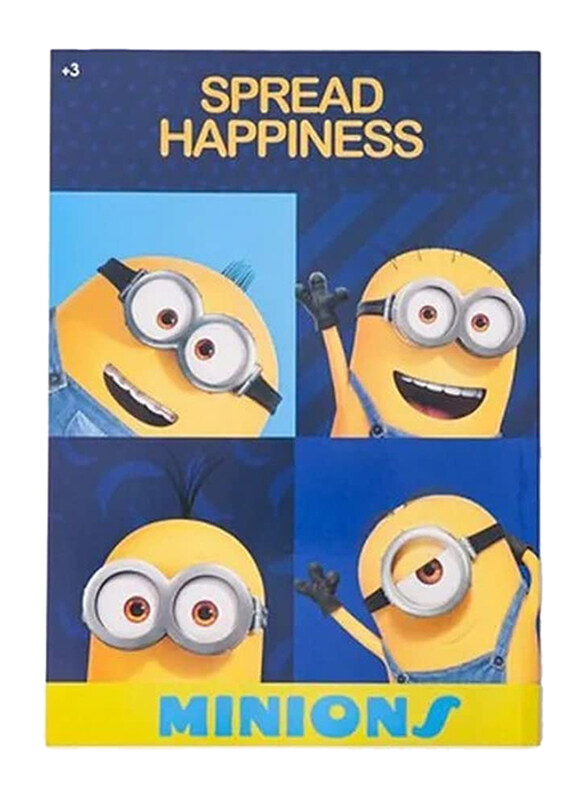 

Universal Minions Miniontastic Arabic Notebook, A4 Size