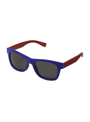 Lacoste Full Rim Square Blue Sunglasses for Kids, Grey Lens, LA-L3617S-424, 48/17/130