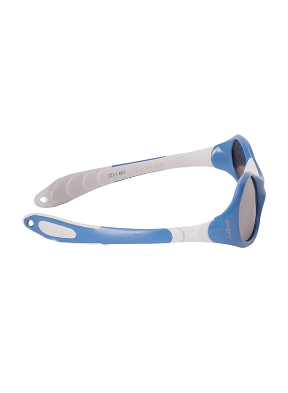 Julbo Looping 3 Full-Rim Round Blue Sunglasses for Kids, with Blue Light Filter, Grey Lens, 2-4 Years, JBF-LOOPING3J349112C, 45/15/120
