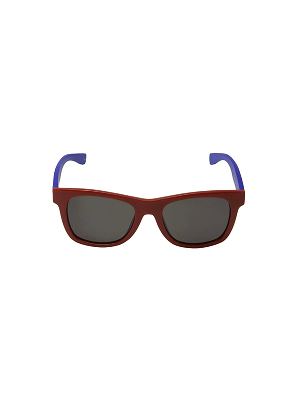 Lacoste Full Rim Square Red Sunglasses for Kids, Grey Lens, LA-L3617S-615, 48/17/130