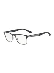 Emporio Armani Full Rim Square Black Frame for Men, EM-1061-3001, 55/17/145