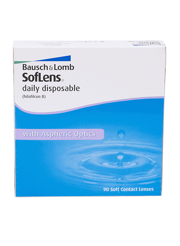 

Bausch & Lomb Soflens Daily Pack of 90 Contact Lenses, Natural, -5.75