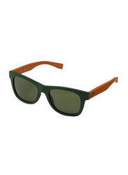Lacoste Full Rim Square Green Sunglasses for Kids, Grey Lens, LA-L3617S-318, 48/17/130