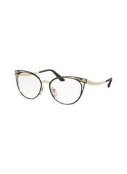 Bvlgari Full Rim Cat Eye Black/Gold Frame for Women, BV2186-2018, 53/17/140