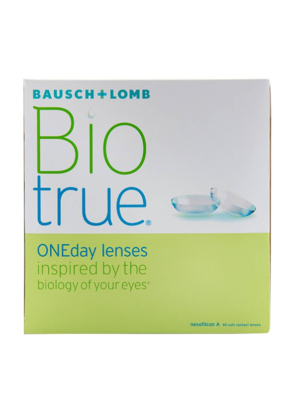 

Bausch & Lomb BioTrue 1-Day Pack of 90 Contact Lenses, Natural, -3.25
